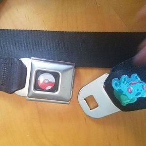 Pokemon seatbelt buckle belt